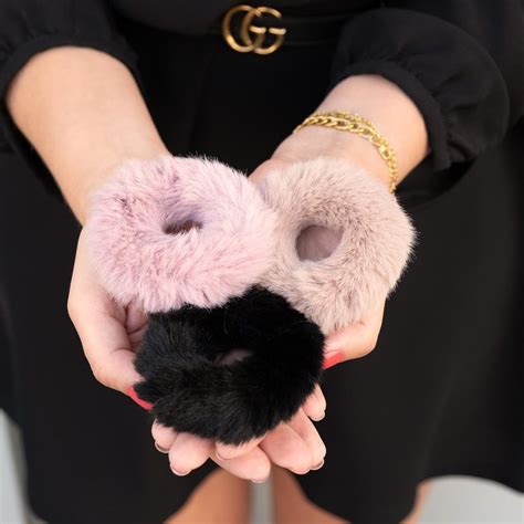 Faux Fur Scrunchies D Trend Deze Herfst