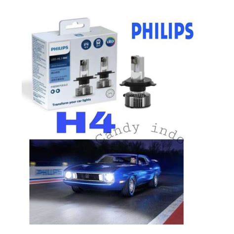 Jual Philips Ultinon Essential G2 LED H4 6500K Lampu Mobil Putih Di