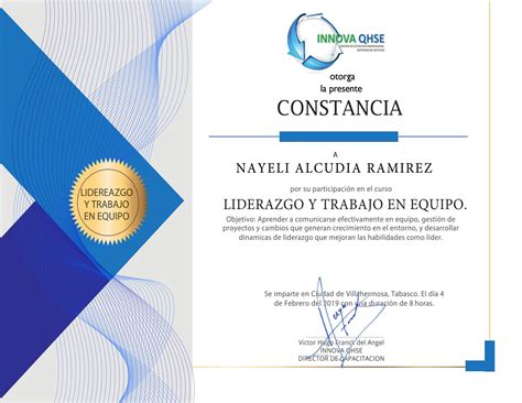 Liderazgo Y Trabajo En Equipo Innova QHSE By Nayeli Alcudia Ramirez