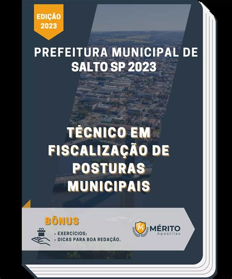 Apostila T Cnico Em Fiscaliza O De Posturas Municipais Prefeitura De