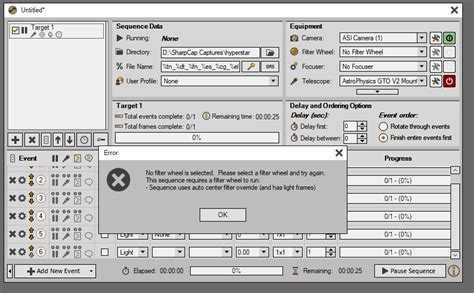 Error Seq Uses Auto Filter Override Yet No Fw In Use Sequence