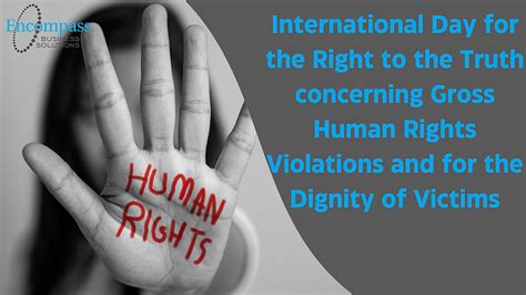 International Day For The Right To The Truth Concerning Gross Human