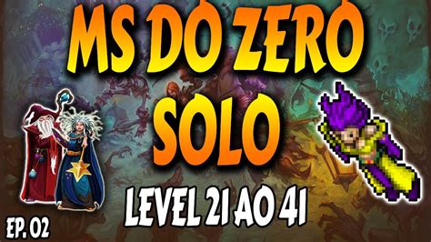 UPANDO UM MS DO LEVEL 0 AO 100 SOLO NO TIBIA EP 02 SEM BOOST E SEM