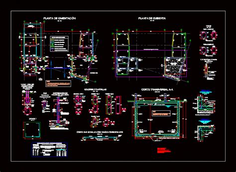 Refuerzo Estructural Tanque Almacenamiento En Dwg Kb