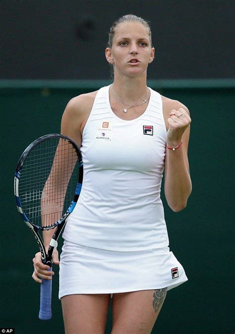 Karolina Pliskova Of The Czech Republic Who Beat Yanina Wickmayer Of