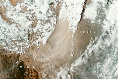 Dust Blows Across The Us Southwest