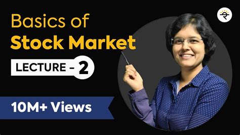 Basics Of Stock Market For Beginners Lecture 2 By CA Rachana Phadke