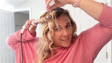 Bubble Wand Hair Curling Tutorial Lange Le Perl Youtube