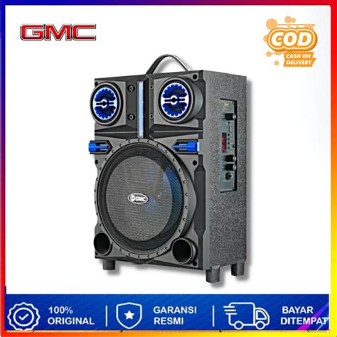 Speaker Aktif Gmc 897q Speaker Portable Ampli Meeting Bluetooth 65