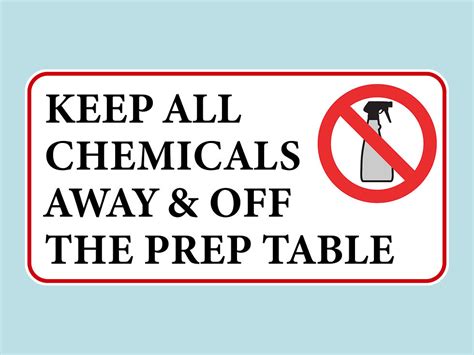 8 PVC Food Safety Signs for $50. We ship everywhere!