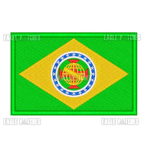 Patch Bordado Bandeira Imperial Do Brasil