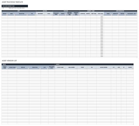 Construction Inventory Spreadsheet — Db