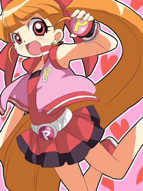 Akazutsumi Momoko And Hyper Blossom Powerpuff Girls Z Drawn By Maruki