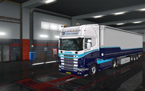 P Stainless Skin For Scania Rjl Scania R Series Ets Mods Euro