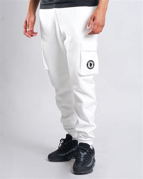 Pantalon Jogging Mexico Cargo Blanc Comme Des Loups