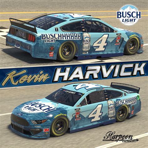 2020 Kevin Harvick Busch Light Ford Mustang by Brantley Roden - Trading ...