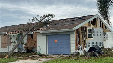 Older Neighborhoods Take Massive Damages In Port Charlotte Hurricane