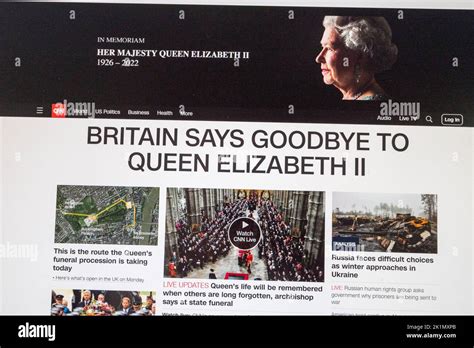 Britain Says Goodbye To Queen Elizabeth Ii Hi Res Stock Photography And