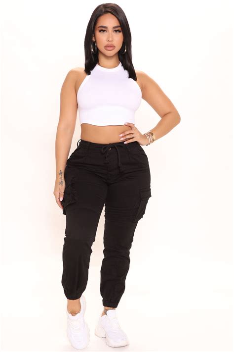 Victoria Cargo Pants Black Fashion Nova Pants Fashion Nova