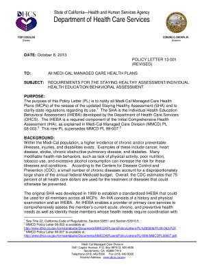 Fillable Online Dhcs Ca DHCS Letterhead Central California Alliance