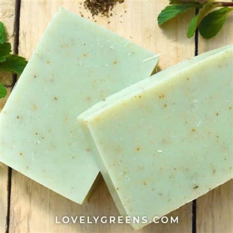 How To Make Peppermint Soap Cold Process • Lovely Greens