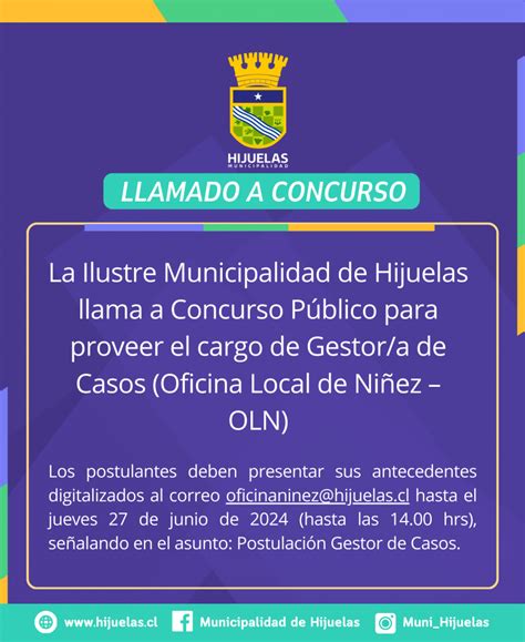 Municipalidad De Hijuelas Llama A Concurso P Blico Para Proveer El