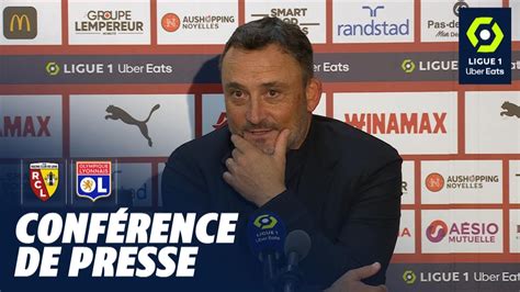 Conférence de presse RC LENS OLYMPIQUE LYONNAIS 1 0 2022 2023