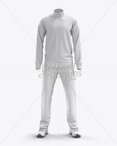 Mens Tracksuit Mock Up Front View Free Mockup Design