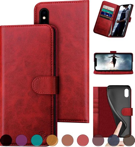 Ducksky For Iphone 7 Plus 8 Plus Genuine Leather Wallet