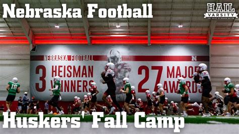 Nebraska Football Sights And Sounds Of Huskers Fall Camp YouTube