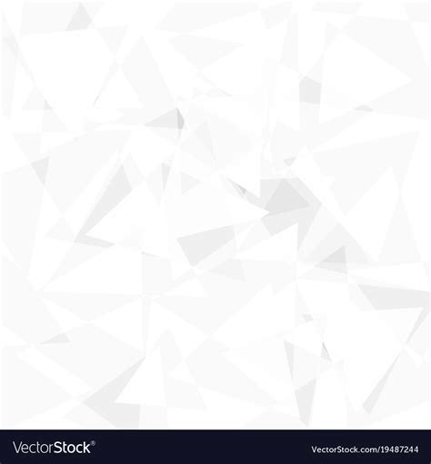 Abstract White Background Low Poly Royalty Free Vector Image