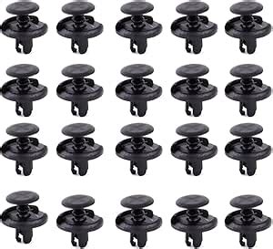 Beler 50pcs Bumper Fender Liner Rivet Fastener Retainer Push Clips For