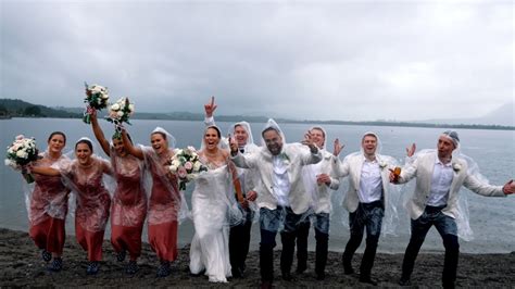 Nicole Ben S Epic West Coast Wedding In A Storm Lake Brunner New