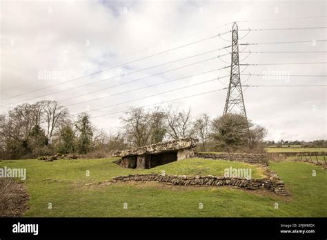 Tinkinswood Burial Chamber Neolithic 6000 Year Old Dolmen Wales UK