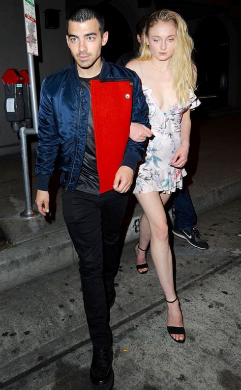 Arm In Arm From Sophie Turner And Joe Jonas Romance Rewind E News