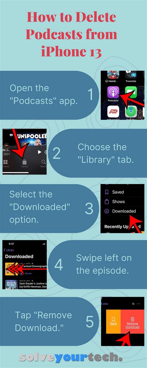 How To Delete Podcasts From IPhone 13 Solve Your Tech