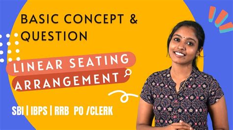 Linear Seating Arrangement Sbi Ibps Rrb Po Clerk Youtube