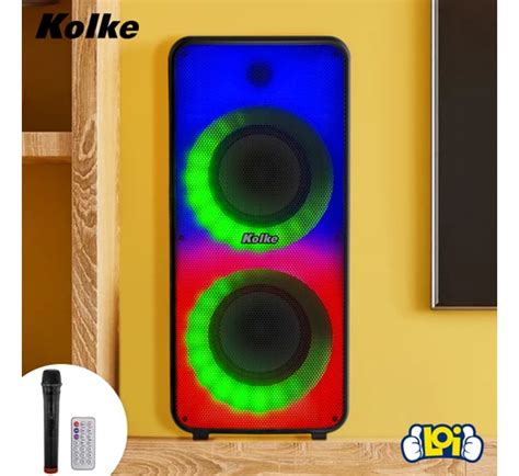 Parlante a Batería KOLKE Bloom 2 Inalámbrico 550W RMS Luces LED Fire