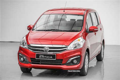 Proton Ertiga MPV Launched In Malaysia RM59k 65k Proton Ertiga