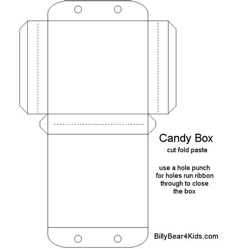 Cookie Box Templates Diy T Boxes Pinterest Box Templates