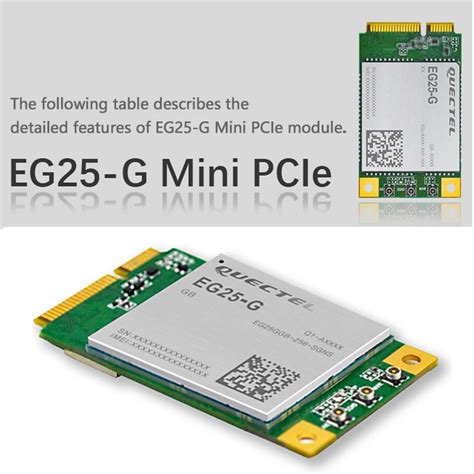 Eg G Eg Mini Pcie With Sim Card Slot G Fdd Lte Tdd Ltd Cat Module