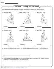 Free pyramid volume worksheet, Download Free pyramid volume worksheet png images, Free ...