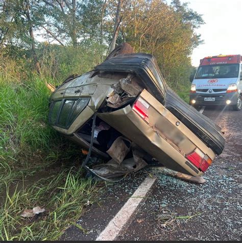 M E E Filho Sofrem Ferimentos Em Capotamento De Carro Pp News Fb