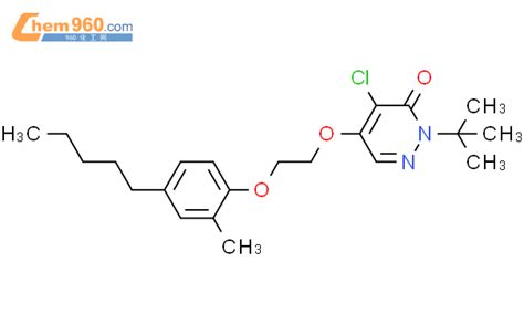 112189 37 4 3 2h Pyridazinone 4 Chloro 2 1 1 Dimethylethyl 5 [2 2 Methyl 4 Pentylphenoxy