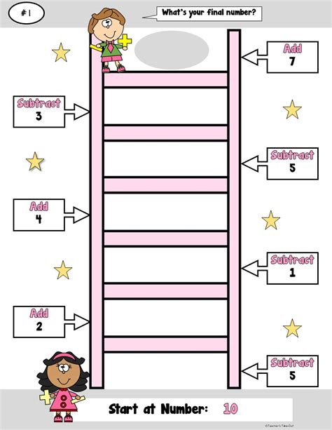 Number Ladders For Math | Teacher's Take-Out