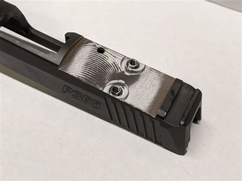 Trijicon Rmrcc Footprint Optic Cut For Sig P365 Wager Machine Works