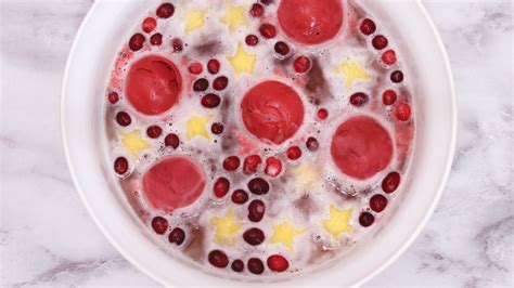 Cranberry & Pineapple Sherbet Punch