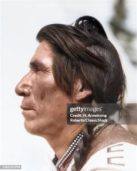 Native American Man Profile Photos And Premium High Res Pictures