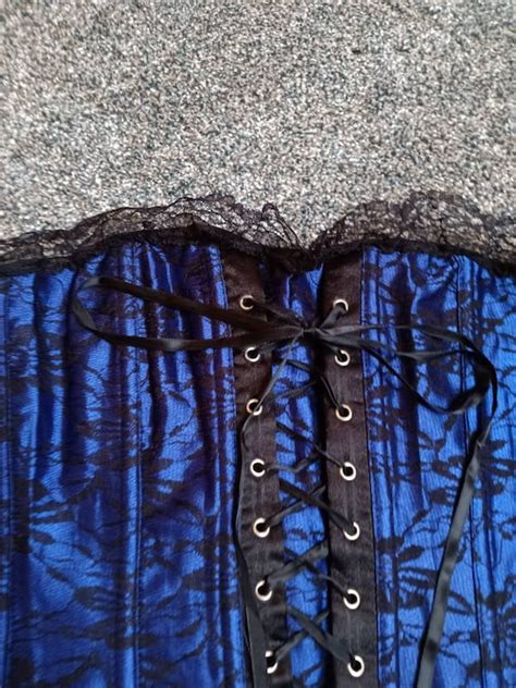 Corset Blue Corset Costume Corset Costume Sexy Li… Gem