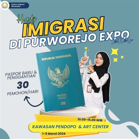 Kantor Imigrasi Wonosobo Buka Layanan Paspor Di Purworejo Expo